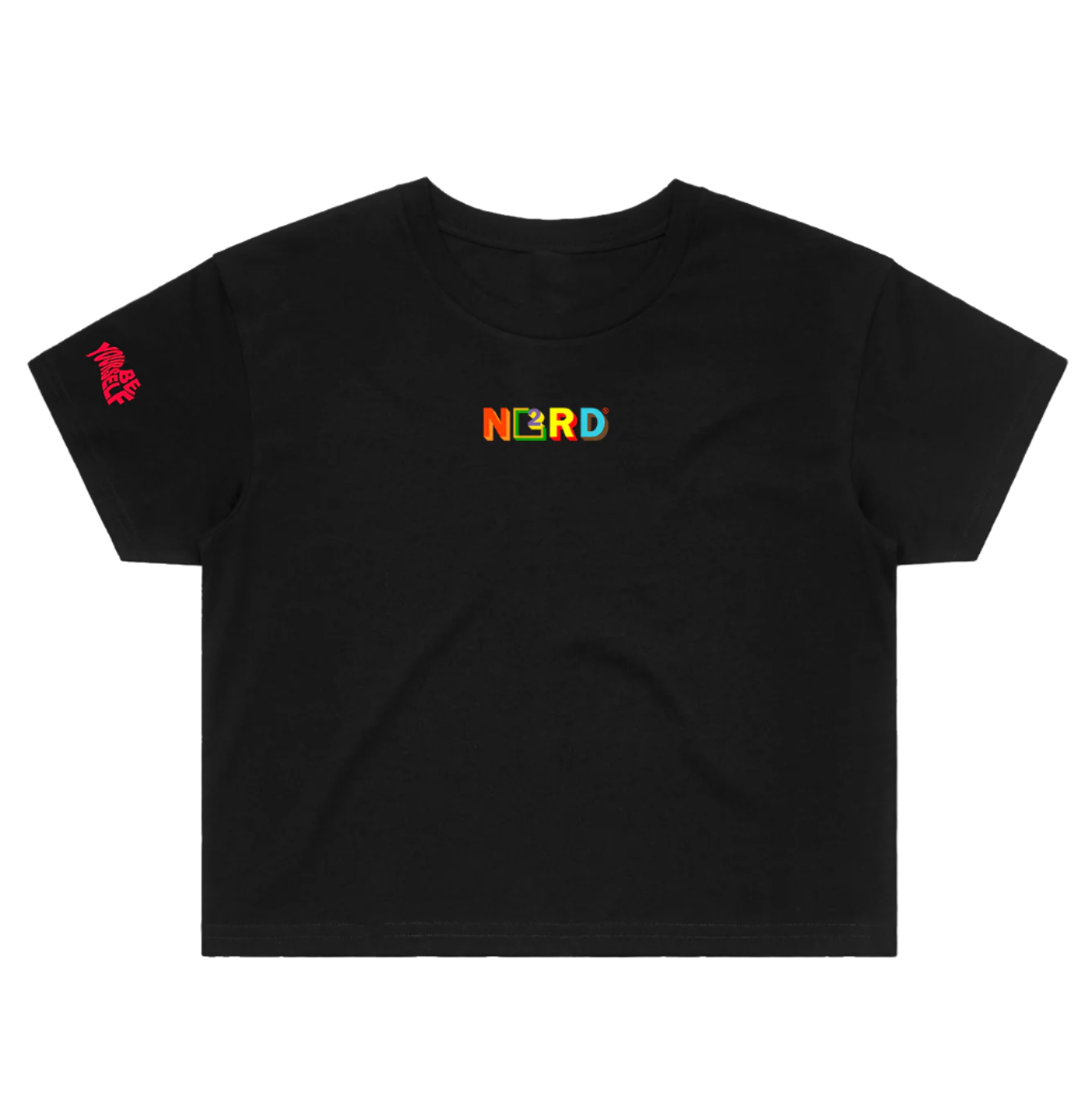 N2RD CROP TOP - BLACK
