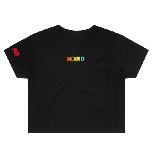 N2RD CROP TOP - BLACK