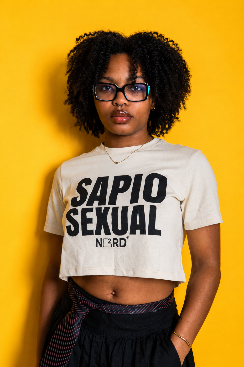 Sapiosexual Crop Top