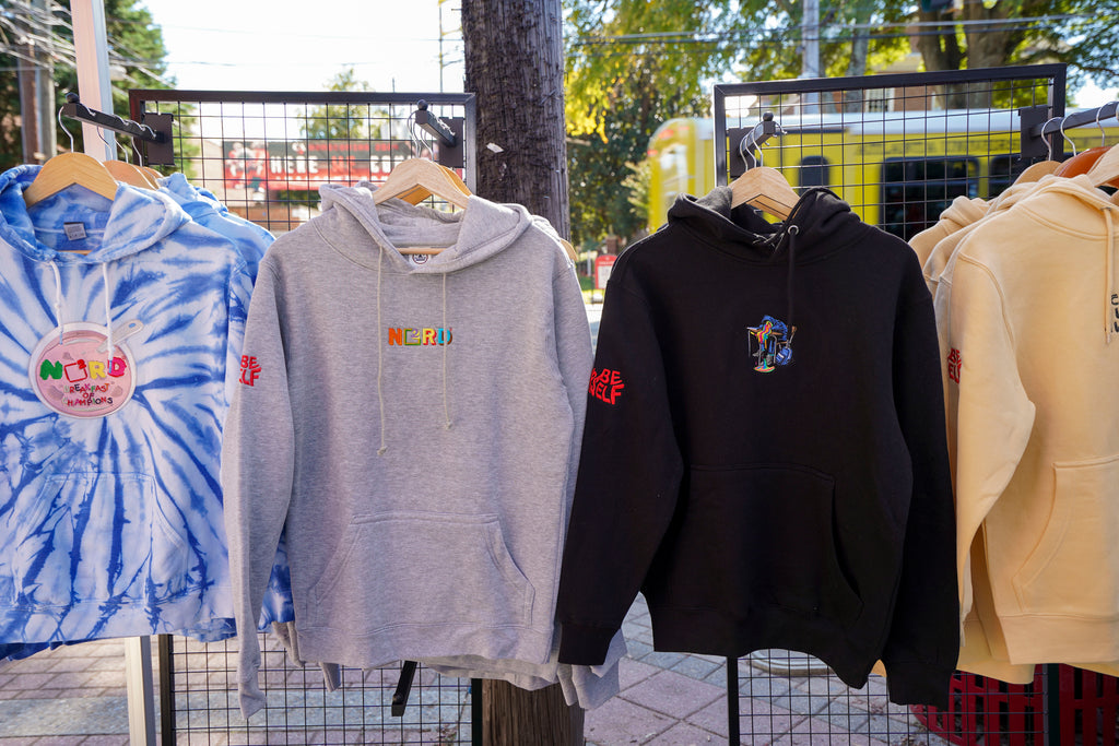 EMBROIDERED PREMIUM BE YOURSELF HOODIE