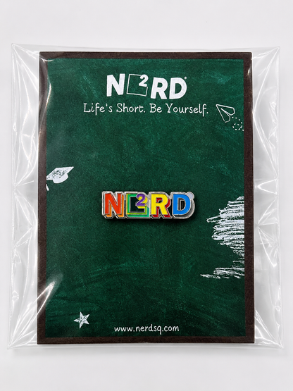 Nerd Enamel Pin