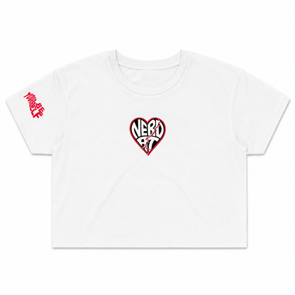 NERD AT HEART CROP TOP
