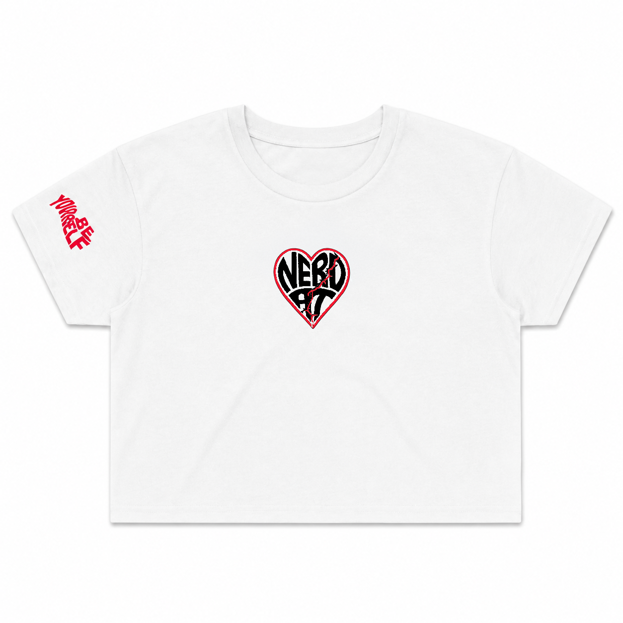 NERD AT HEART CROP TOP