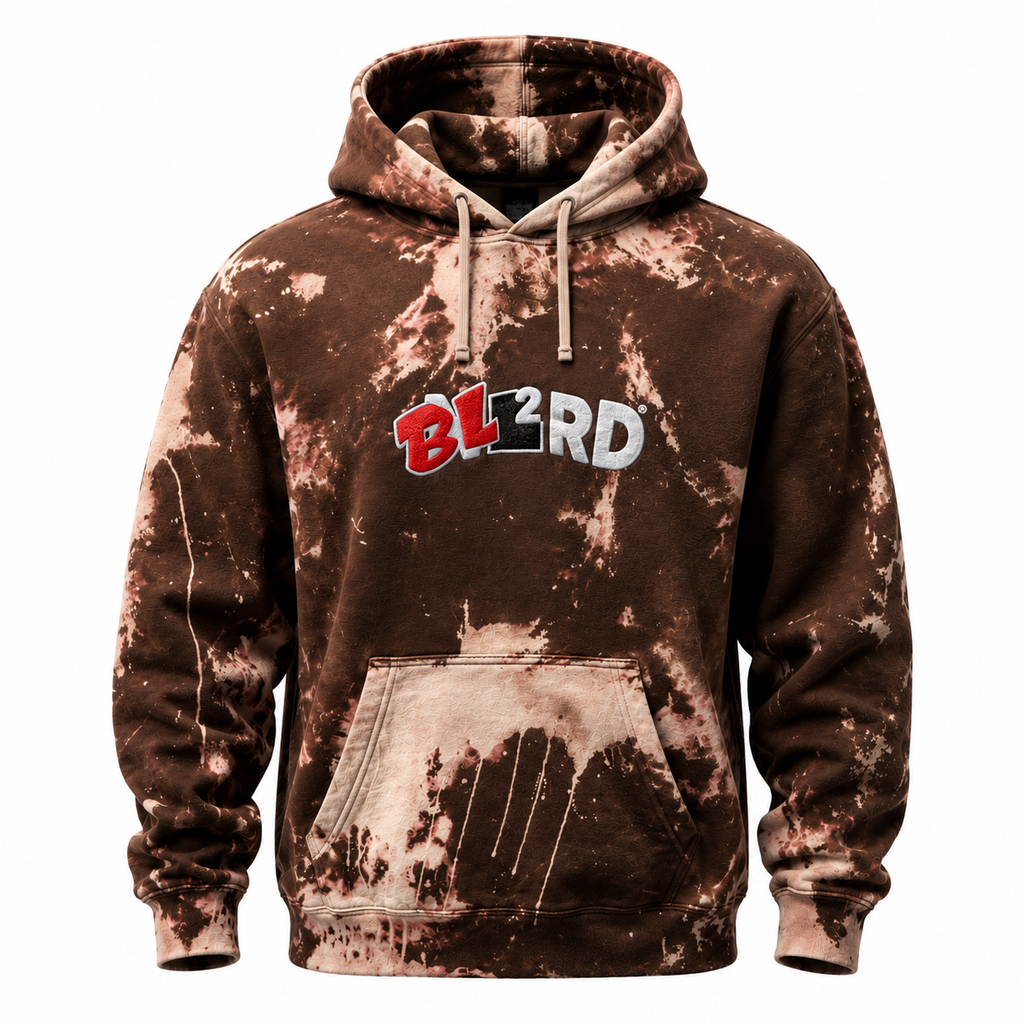 BLERD ACID WASH HOODIE
