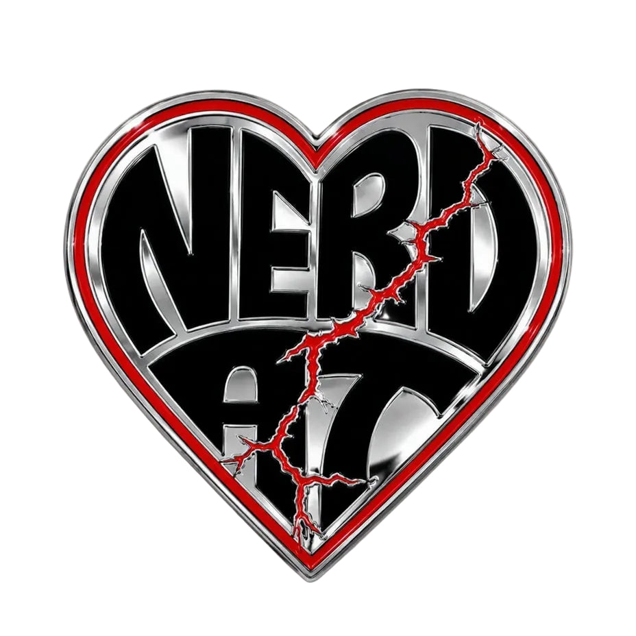 Nerd at Heart Enamel Pin