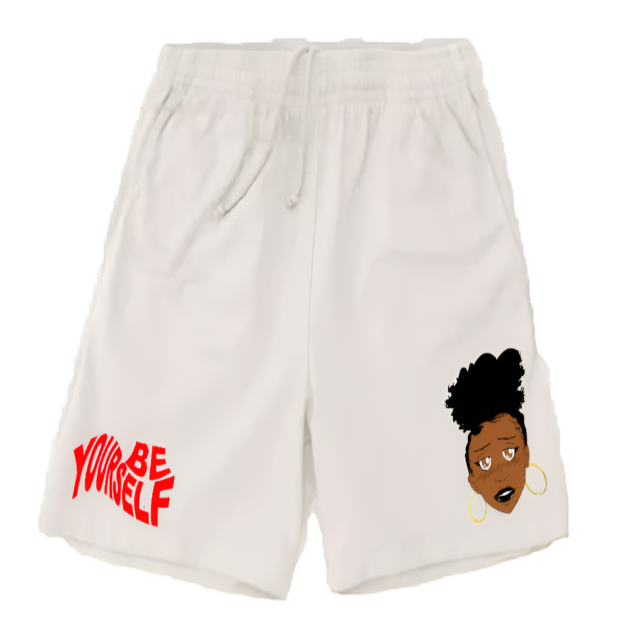 EMBROIDERED NAMELESS SHORTS