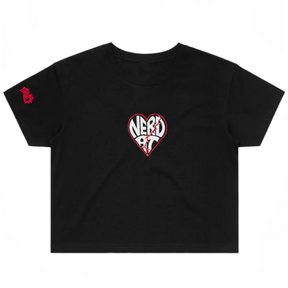 NERD AT HEART CROP TOP