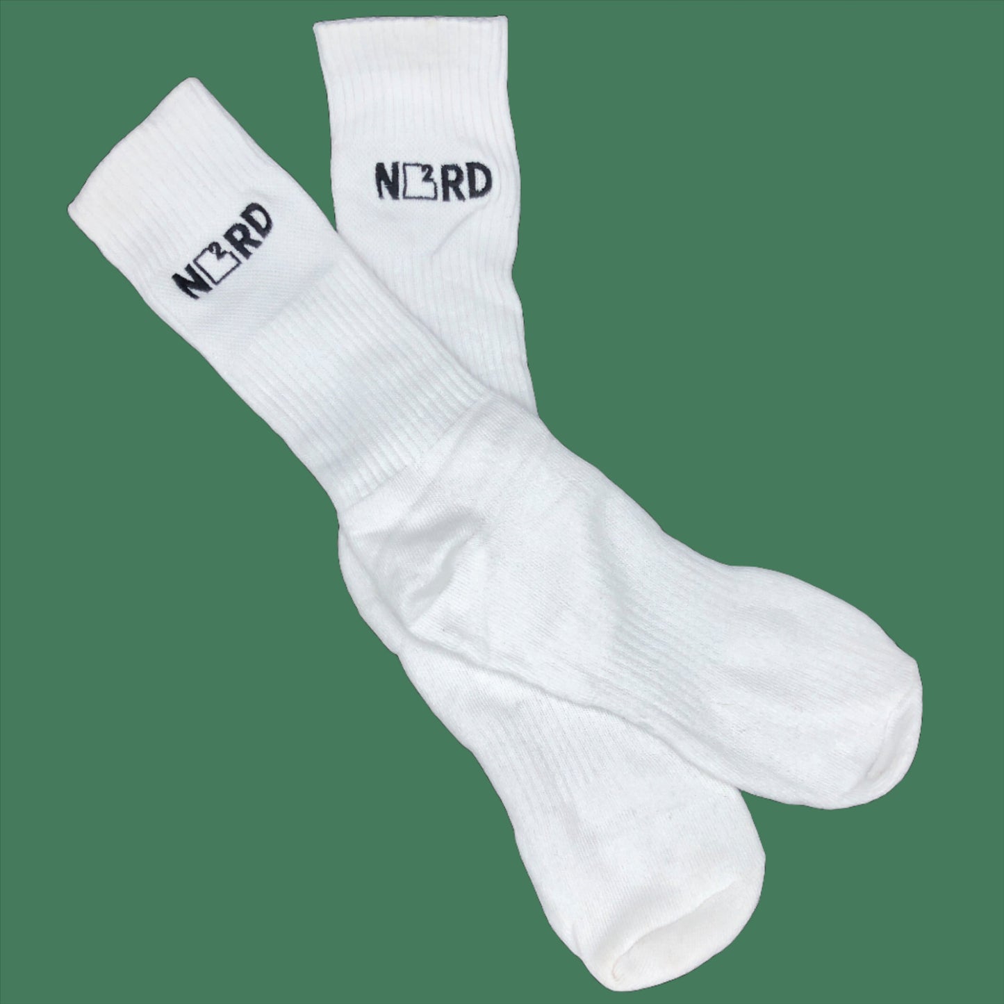 N2RD Everyday White Crew Socks